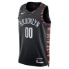 Canotte Uomo Brooklyn Nets Personalizzate Nike 2025-26 City Edition Nero Swingman